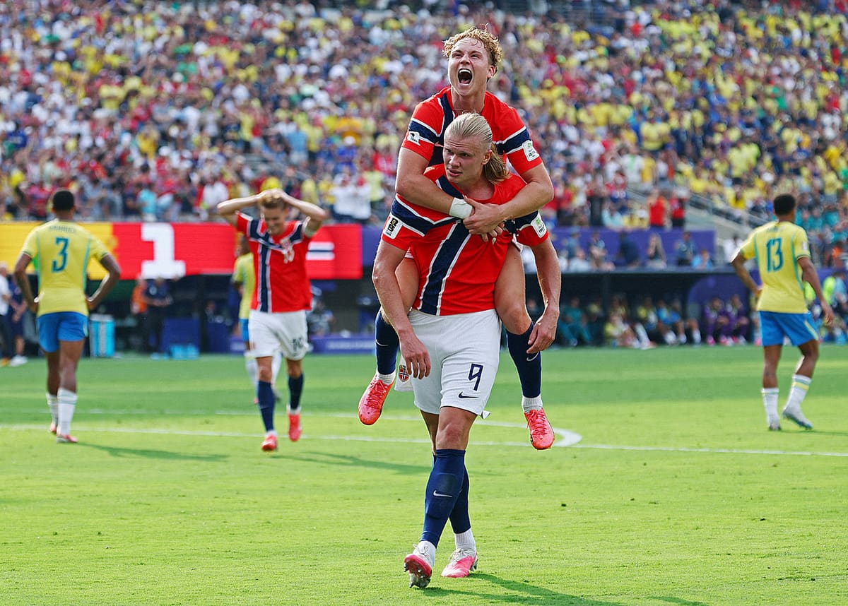 Haaland lập cú đúp, Na Uy loại Brazil ở World Cup 2026
