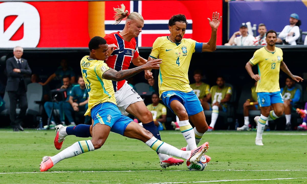 HLV Na Uy: 'Hai trung vệ Brazil run rẩy trước Haaland'