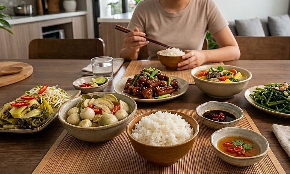 Sai lầm trên mâm cơm có hai bát nước mắm, nước tương