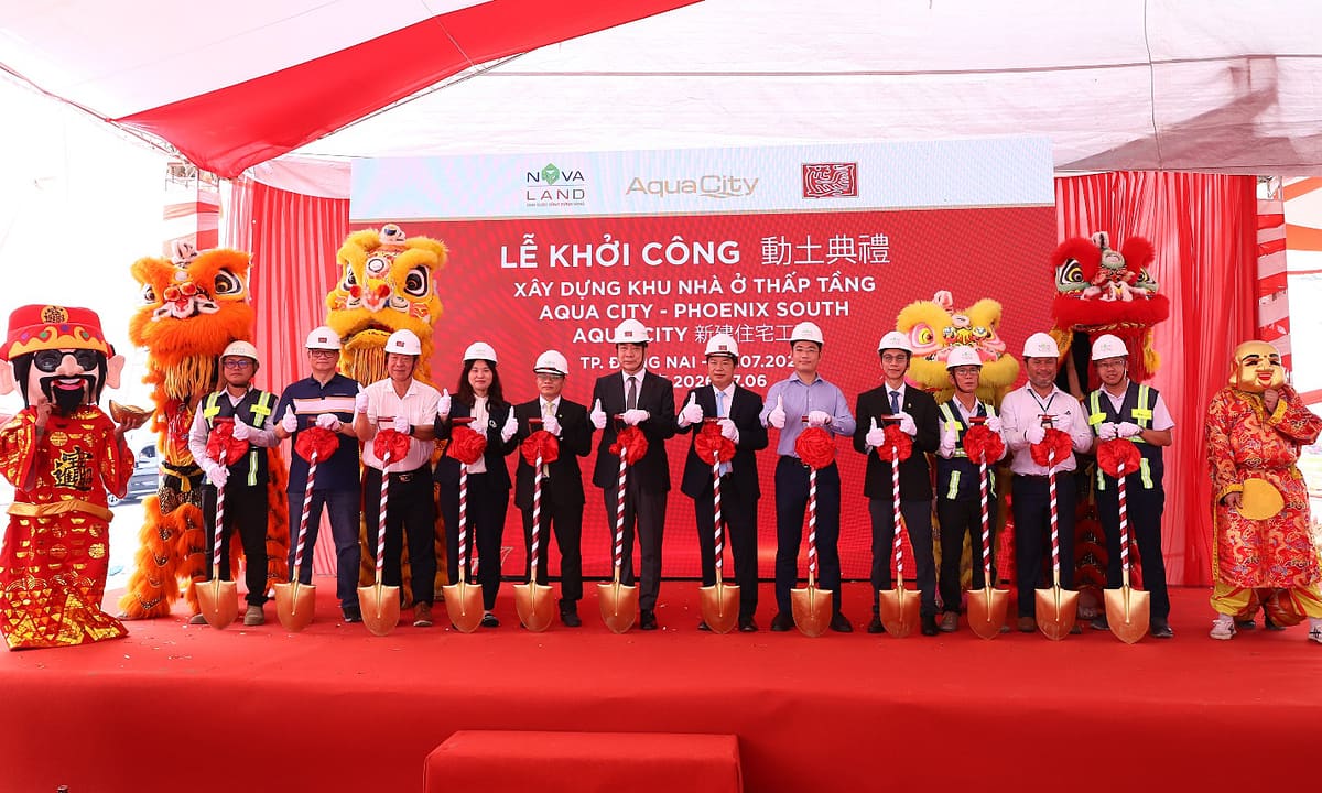 Novaland bắt tay nhà thầu Đài Loan thi công đại đô thị Aqua City