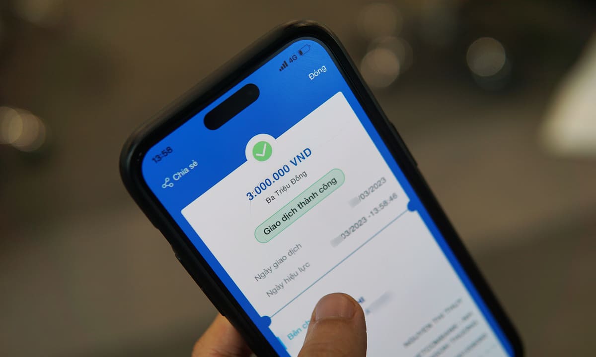 Chiêu lừa 'chuyển khoản thành công' bằng app ngân hàng ảo