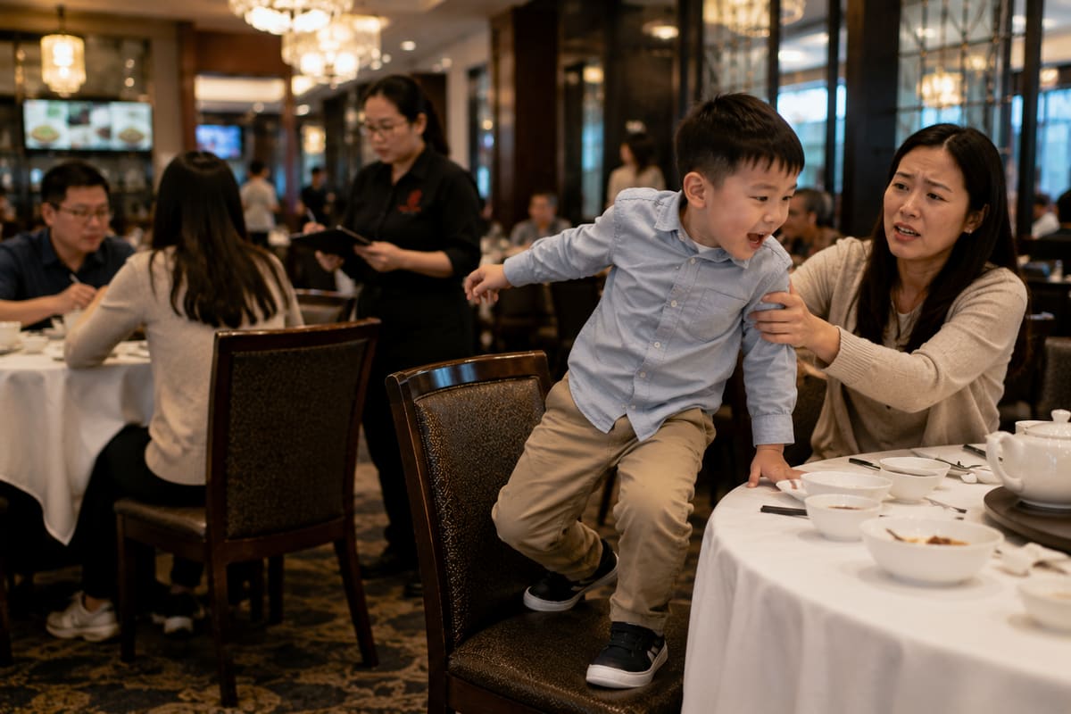 Nhà hàng Mỹ phạt tiền phụ huynh để con quậy phá