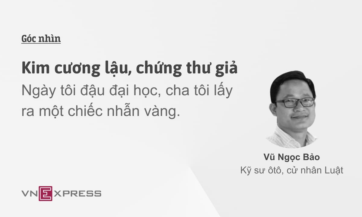 Kim cương lậu, chứng thư giả