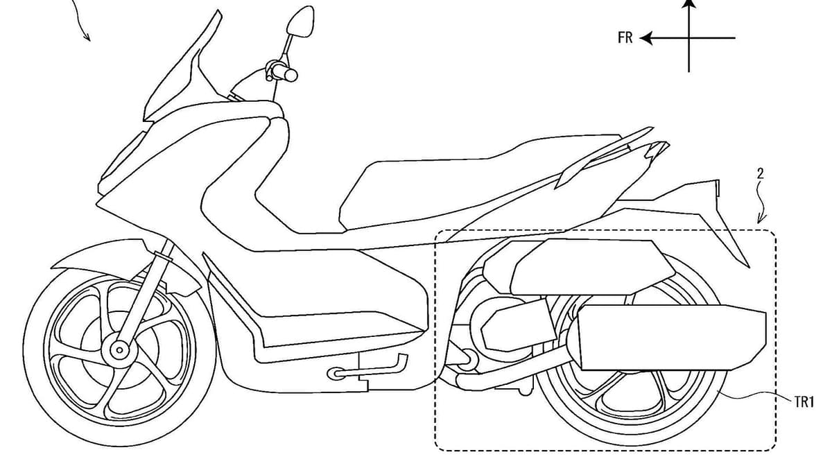 Yamaha phát triển xe máy động cơ hybrid với hai môtơ