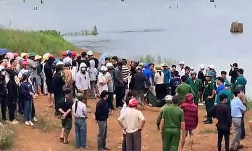 5 bé gái tử vong dưới hồ ở Lâm Đồng
