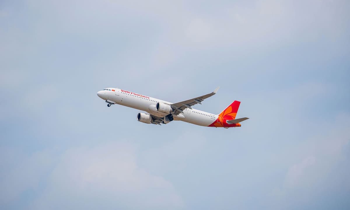 Авиакомпания Sun PhuQuoc Airways достигла более высокой скорости своевременных рейсов, чем в среднем по отрасли