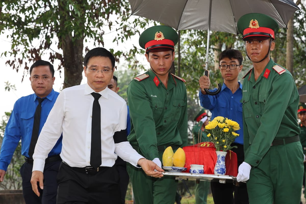 Đồng Nai an táng 63 liệt sĩ quy tập từ Campuchia