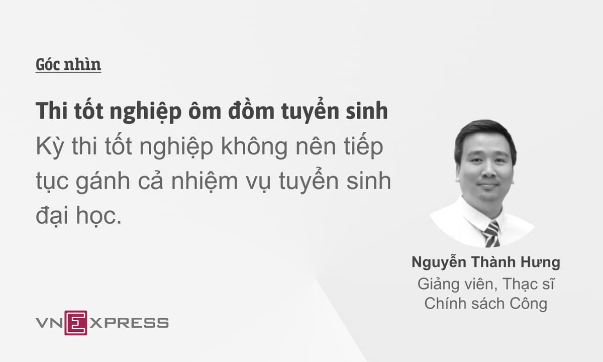 Thi tốt nghiệp ôm đồm tuyển sinh