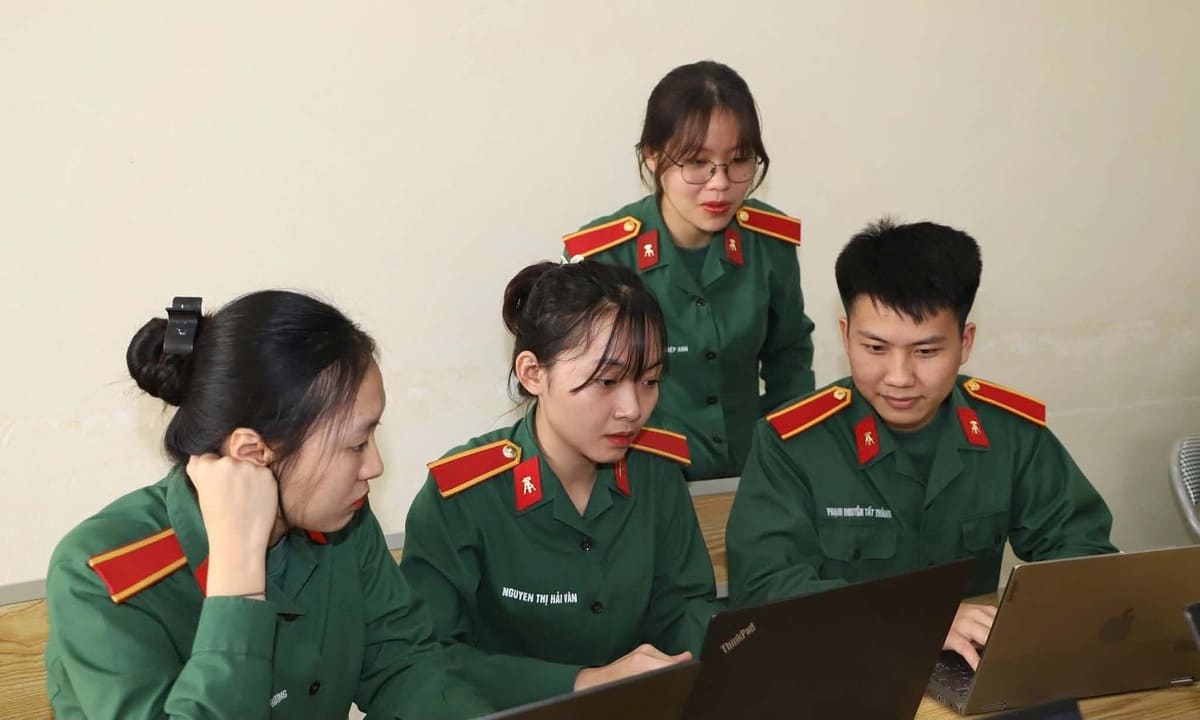 Điểm sàn hệ dân sự Học viện Kỹ thuật quân sự cao nhất 22,75