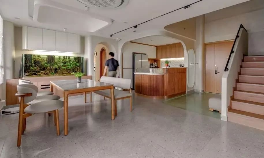 Có nên bỏ phòng khách để mở rộng khu bếp và bàn ăn?