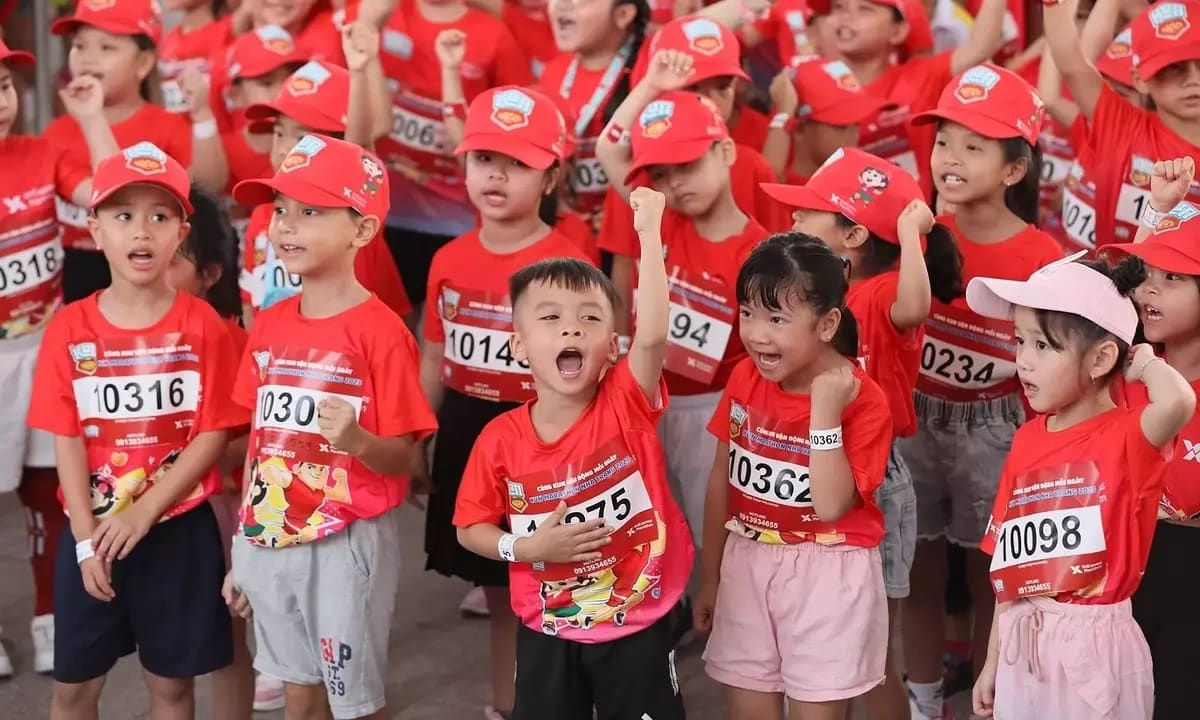 Kun Marathon Đà Nẵng khuyến khích trẻ vận động dịp hè