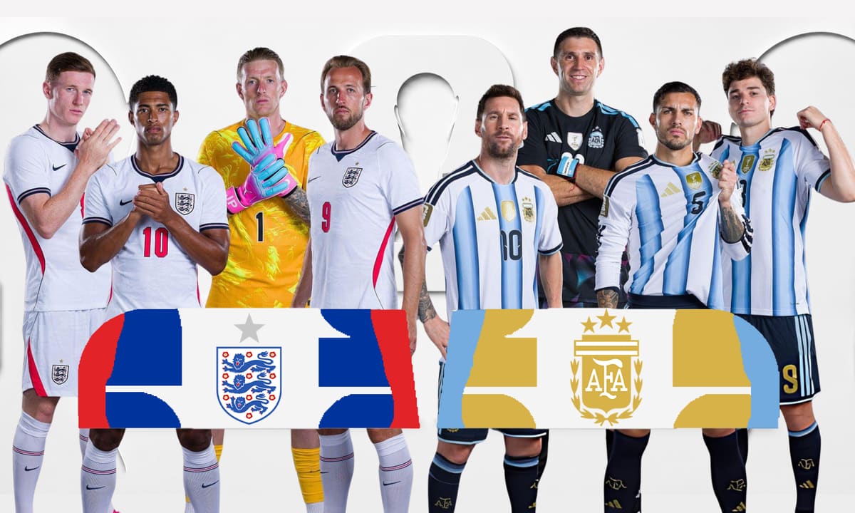 Tương quan trước trận Anh - Argentina
