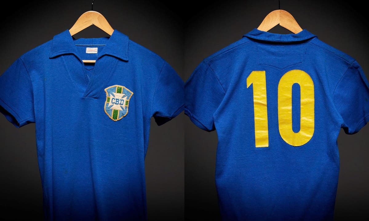 Áo World Cup 1958 của Pele dự kiến giá hơn sáu triệu USD
