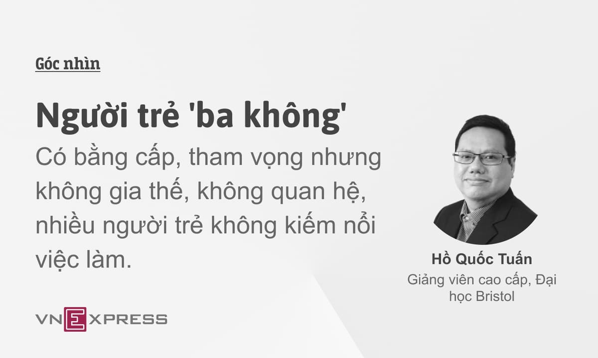 Người trẻ 'ba không'