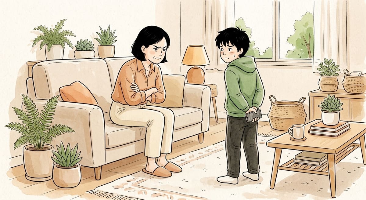 Con học lớp 7 la khóc, quăng đồ khi tôi không cho dùng điện thoại