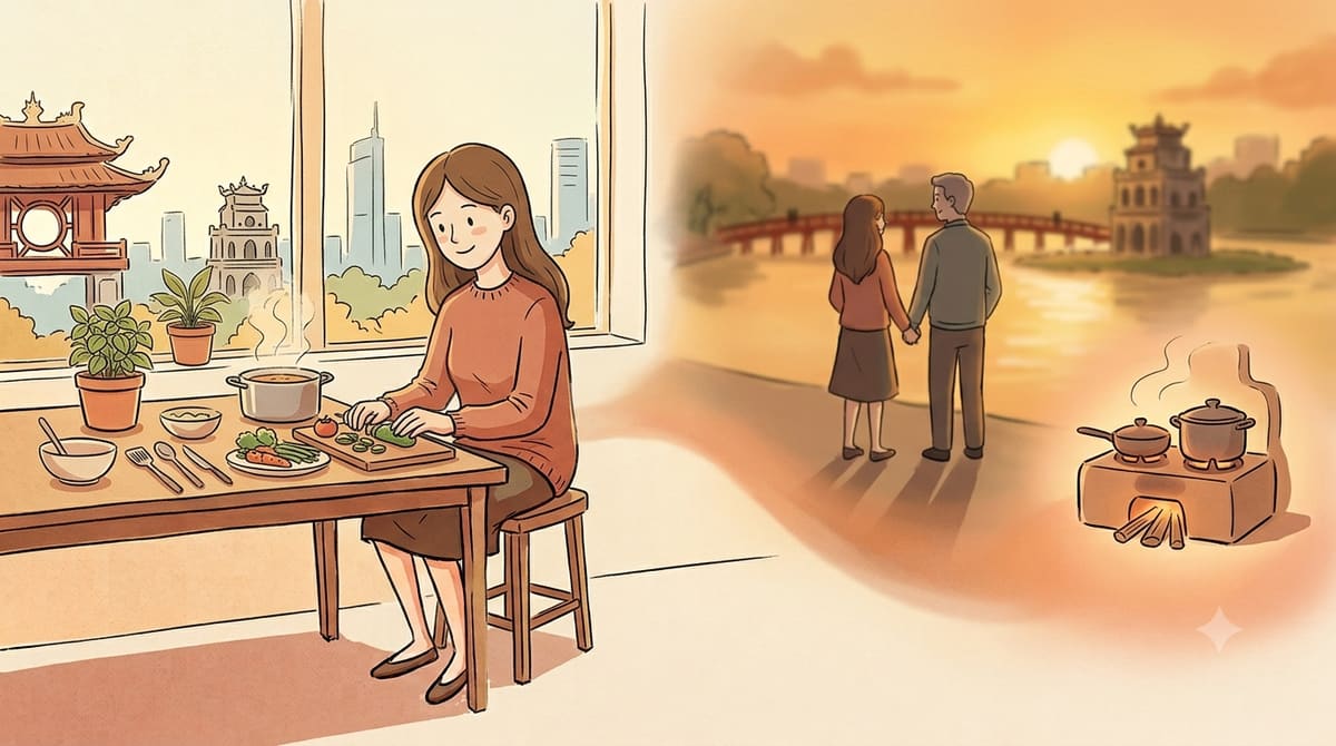 Em tin hạnh phúc được tạo nên từ những điều bình dị