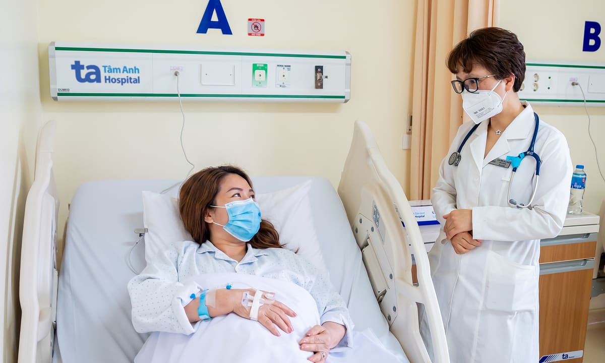 Thai phụ khó thở do viêm phổi