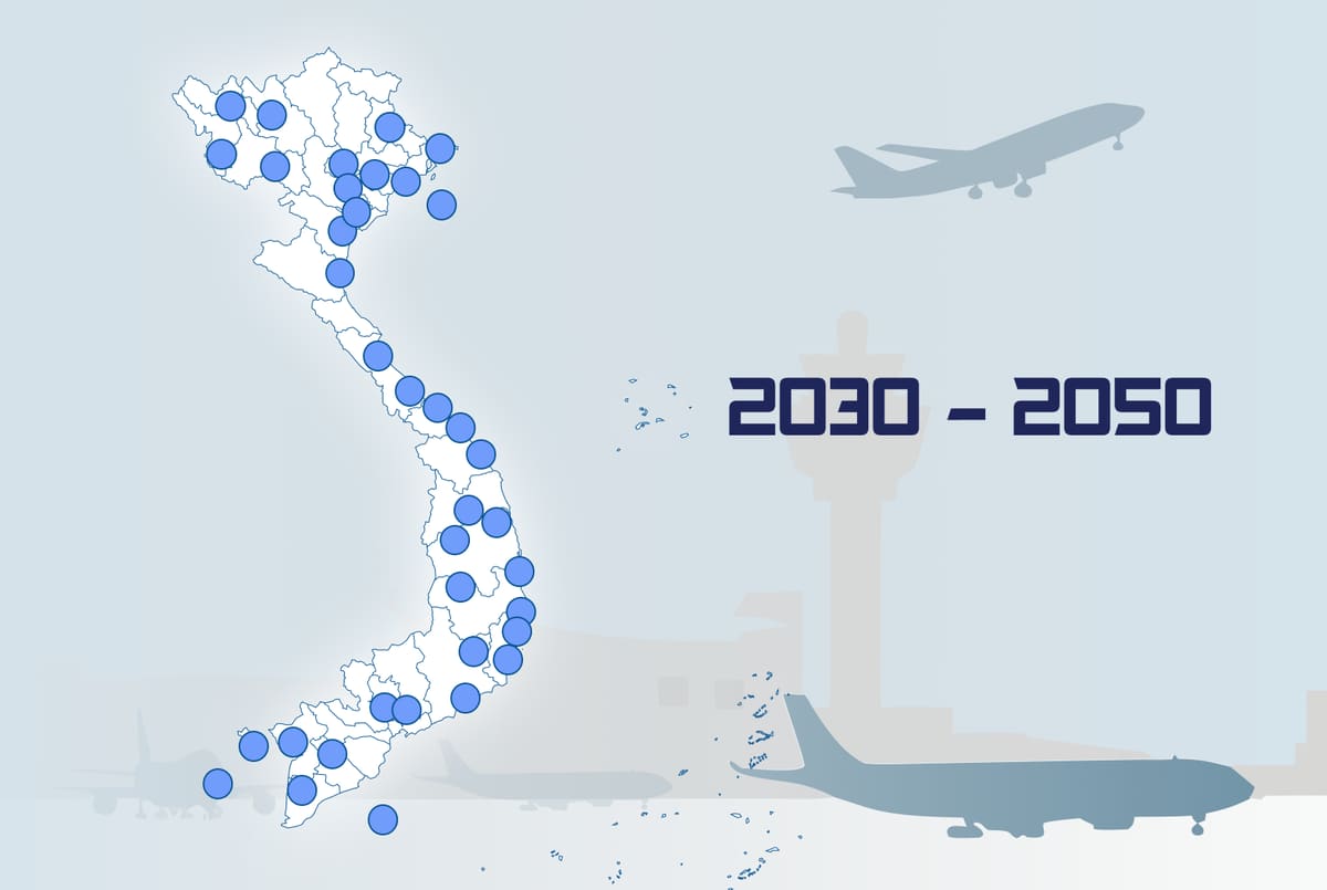 Сеть аэропортов Вьетнама к 2030 году