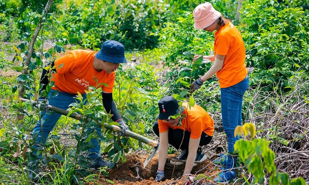 Dấu ấn chiến dịch 'Thu pin cũ - Phủ xanh rừng' của Biti's