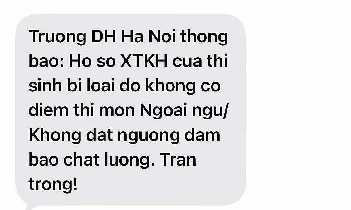 Loạt thí sinh có IELTS trượt xét tuyển vào Đại học Hà Nội vì hiểu nhầm
