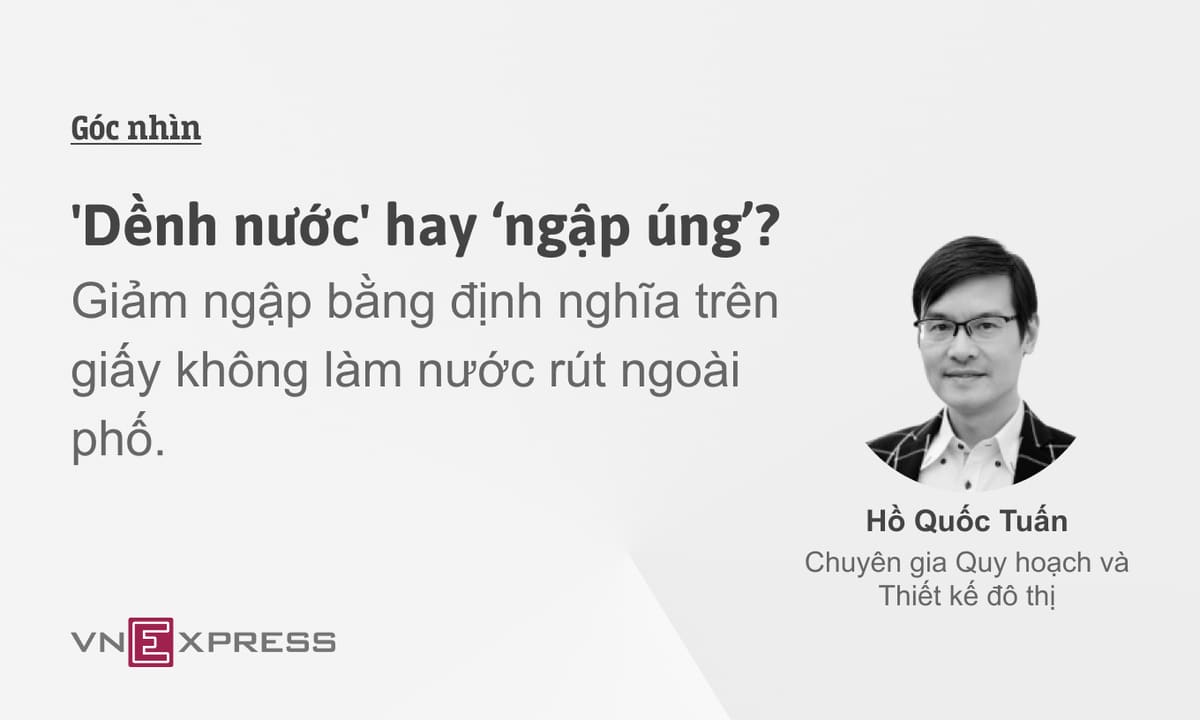 'Dềnh nước' hay 'ngập úng'?
