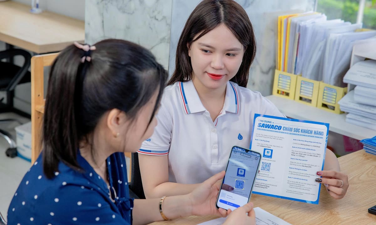 Sawaco hướng tới trực tuyến toàn bộ dịch vụ cấp nước