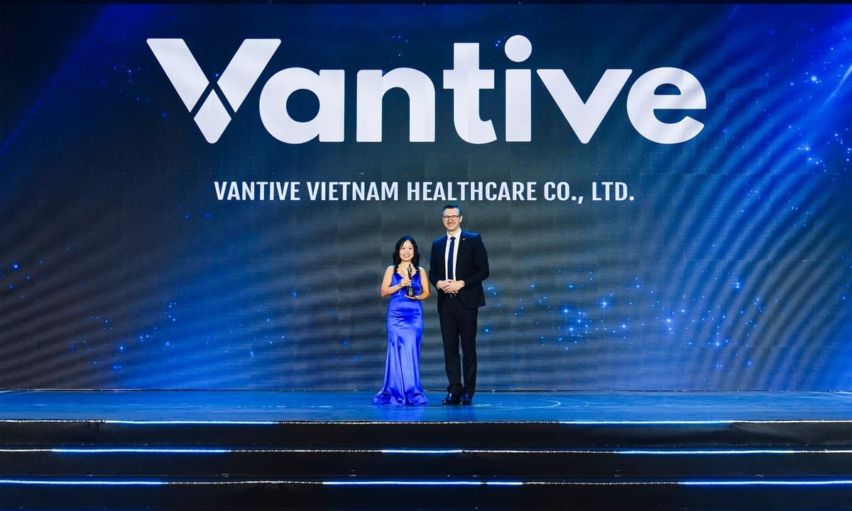 Vantive Việt Nam nhận 'cú đúp' giải thưởng nhân sự châu Á