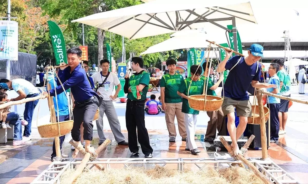 Herbalife đồng hành gamezone tại VnExpress Marathon Đà Nẵng 2026