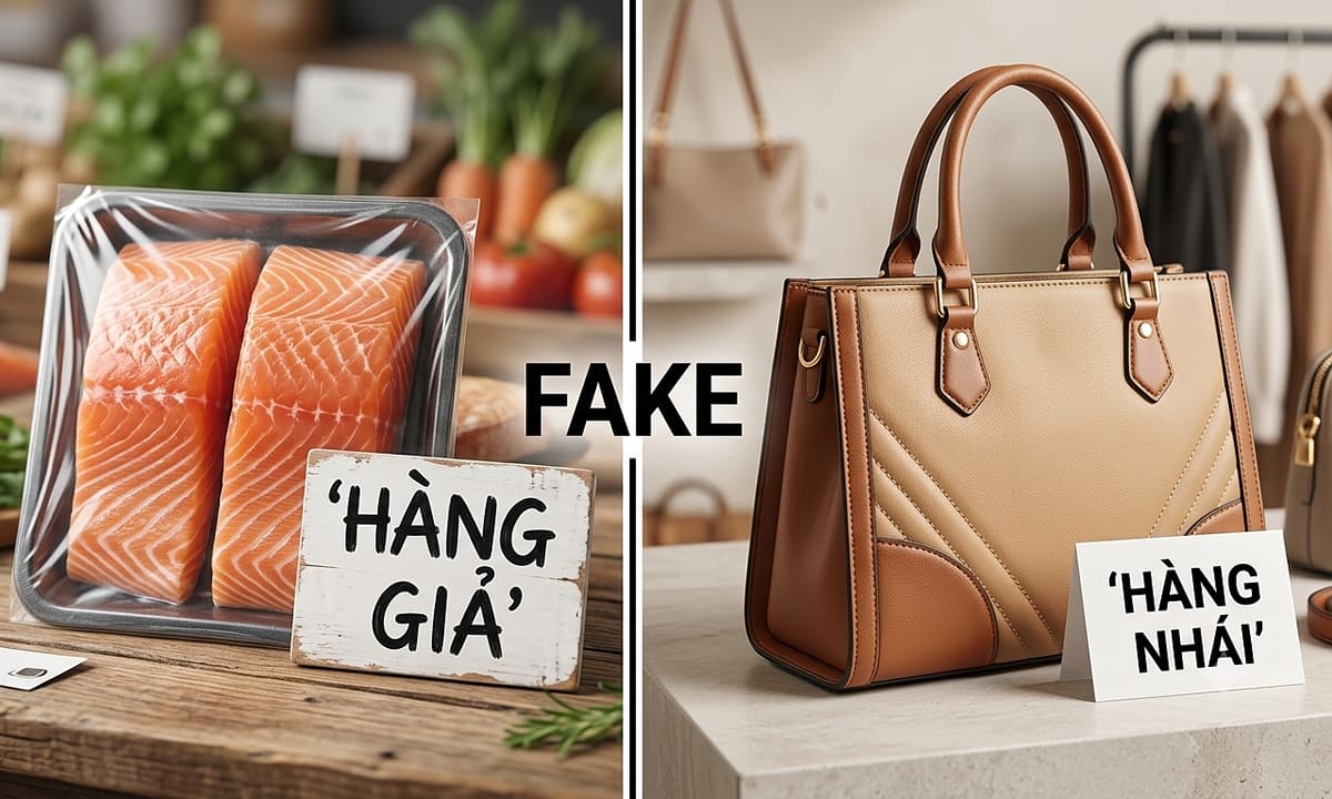 Hàng giả và hàng nhái giống hay khác nhau?