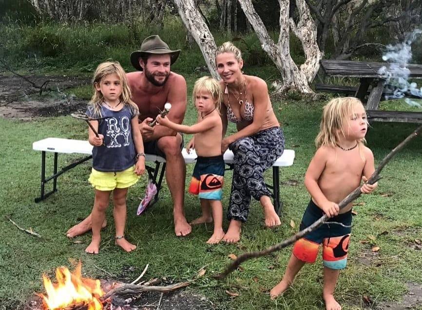 Nhà Chris Hemsworth sống hòa mình với thiên nhiên