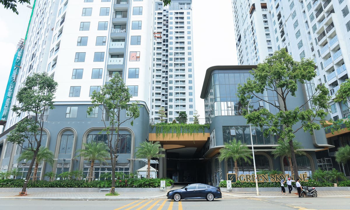 Lợi thế ba mặt tiền của Green Skyline