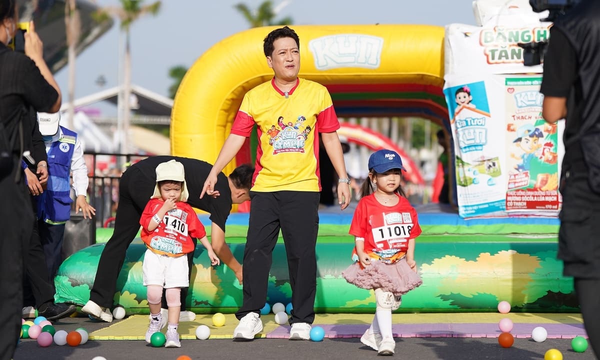 Trường Giang: 'Thể thao giúp gia đình lưu giữ ký ức cùng con'