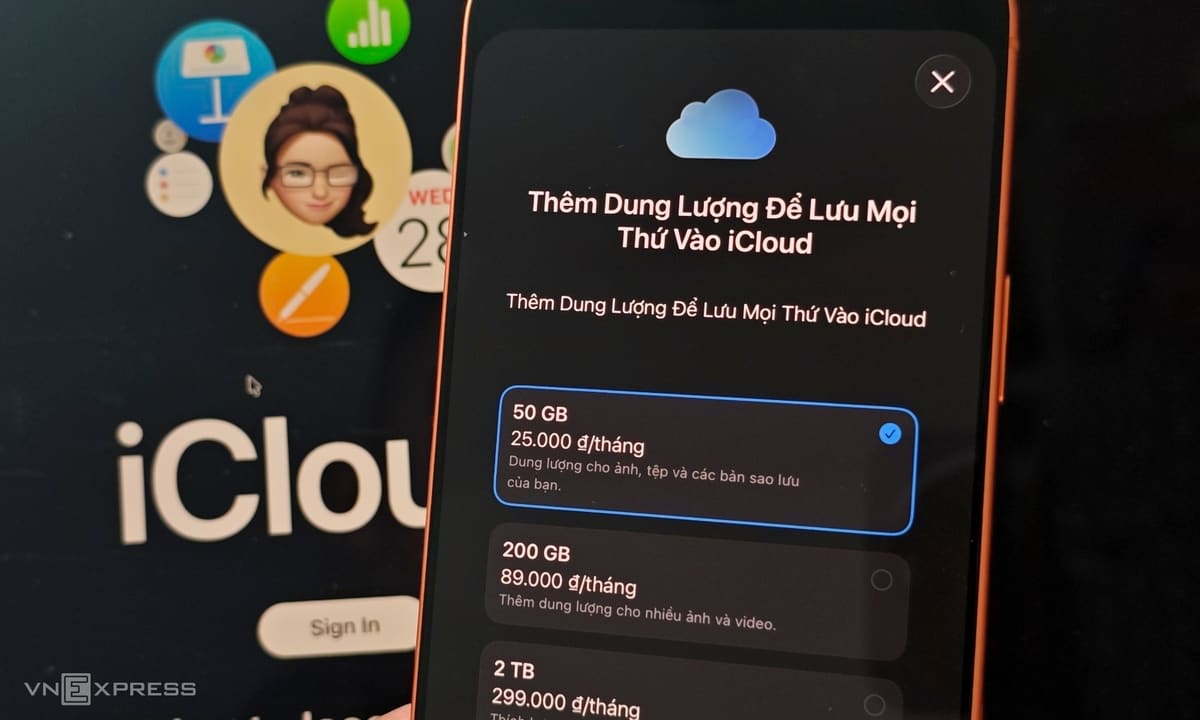 Apple tăng giá iCloud+ tại Việt Nam