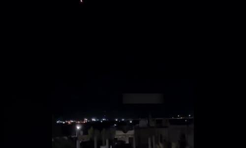 Момент, когда иранская ракета «пересекла сеть Patriot, взорвалась на иорданской базе»