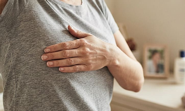 Cách tự kiểm tra ngực giúp phát hiện dấu hiệu bất thường