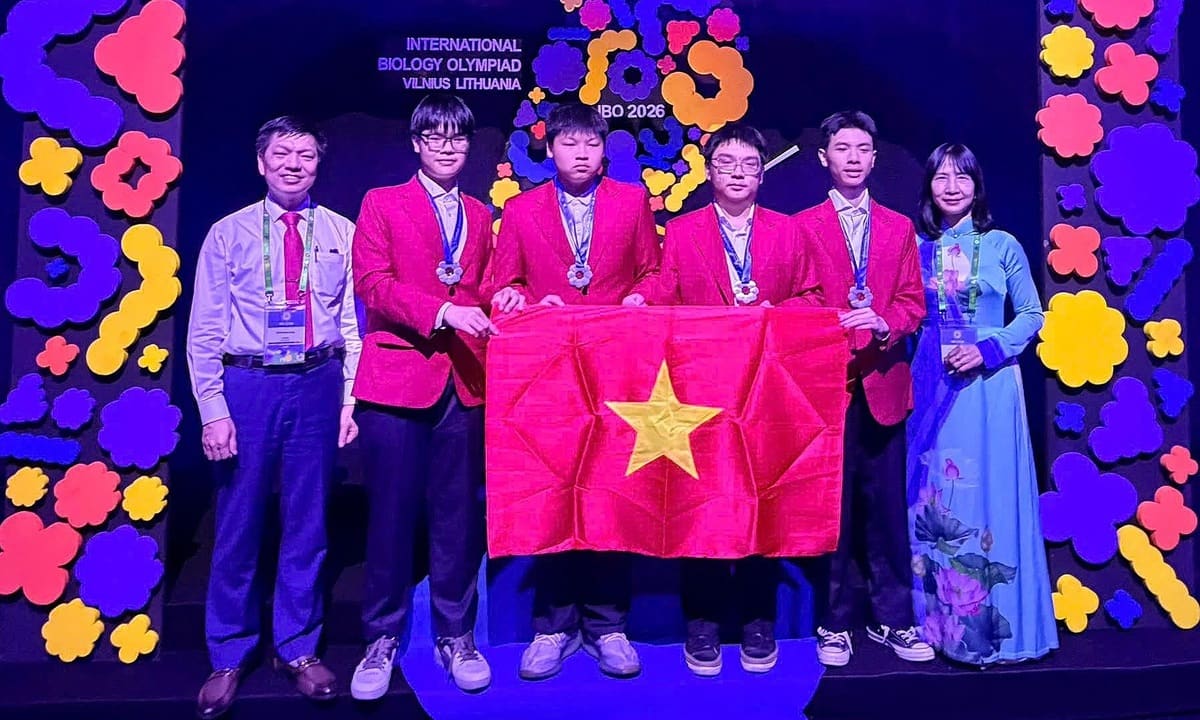 Học sinh Việt vào top 8 Olympic Sinh học quốc tế