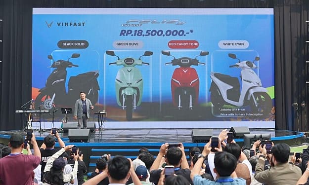 VinFast mở 20 đại lý xe máy điện tại Indonesia