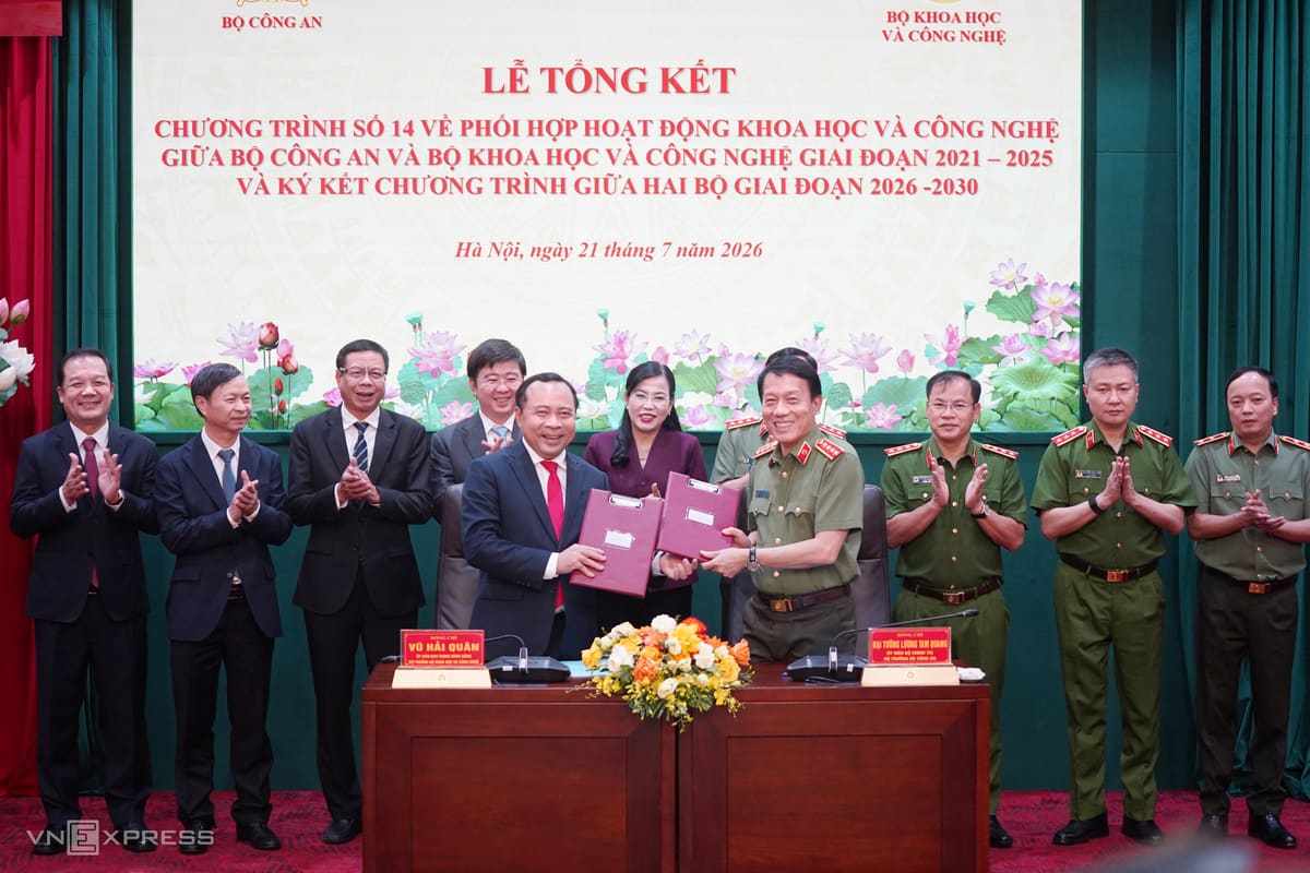 Những kết quả đạt được từ sự phối hợp giữa Bộ Công an và Bộ Khoa học và Công nghệ