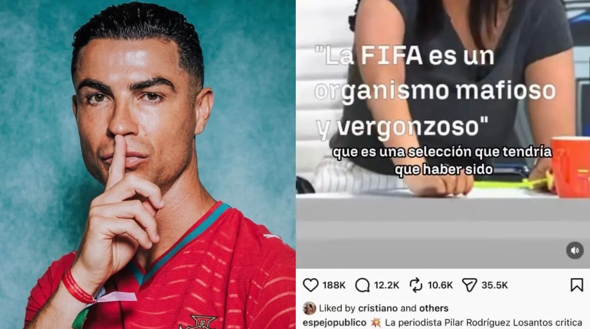 Ronaldo 'thích' bài đăng cáo buộc FIFA thiên vị Messi