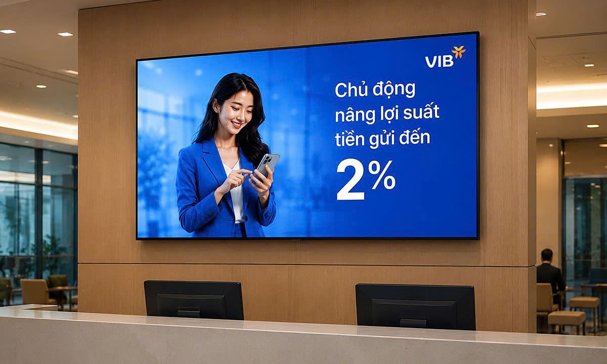 VIB Up tích hợp nhiều đặc quyền cho khách gửi tiền theo tháng
