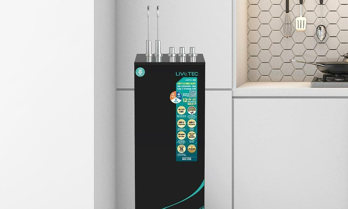 Cấu trúc 12 lõi giúp Livotec tăng hiệu quả lọc nước
