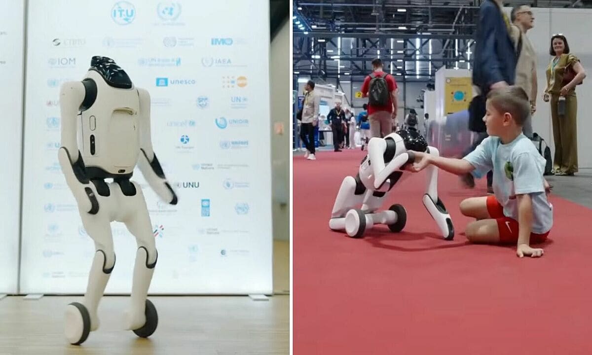 Startup Trung Quốc ra mắt robot hình người biến hình