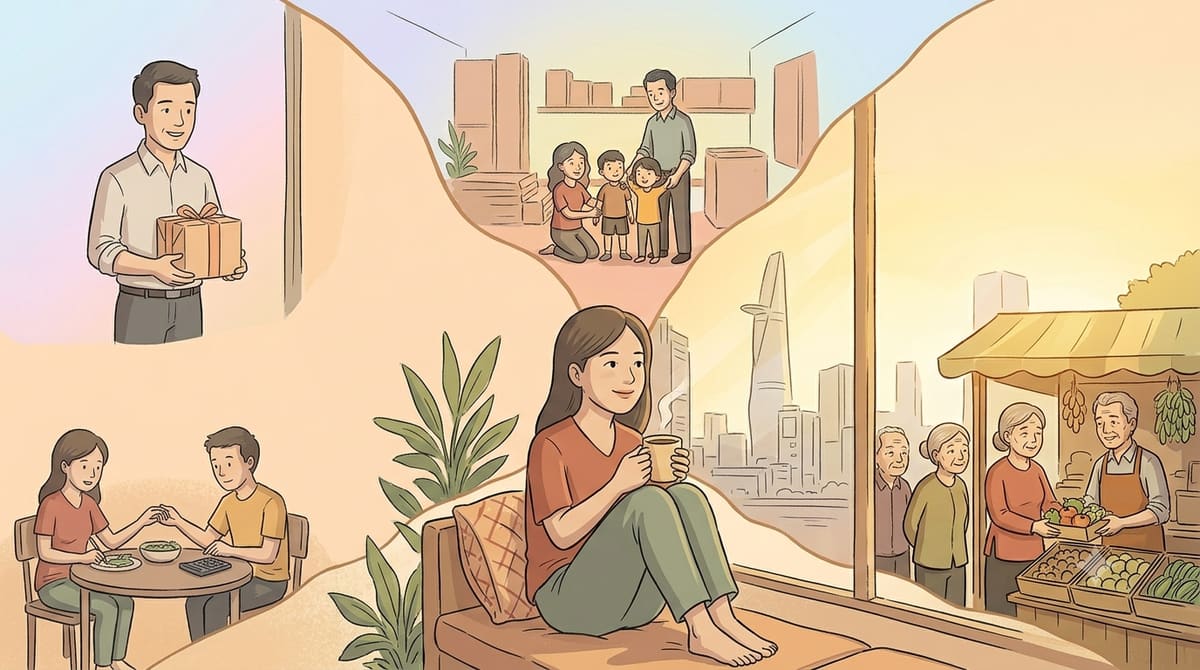 Tìm một người đàn ông hiền lành để cùng viết tiếp tương lai