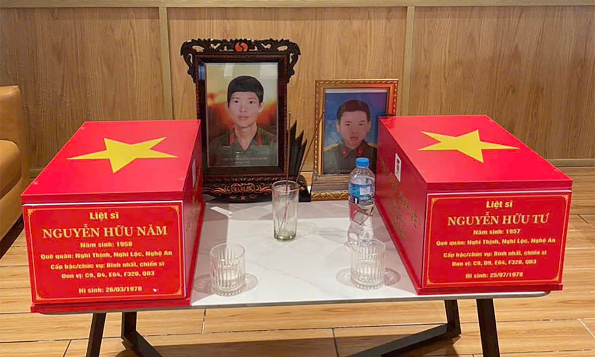 Cuộc trở về sau 49 năm của hai anh em liệt sĩ