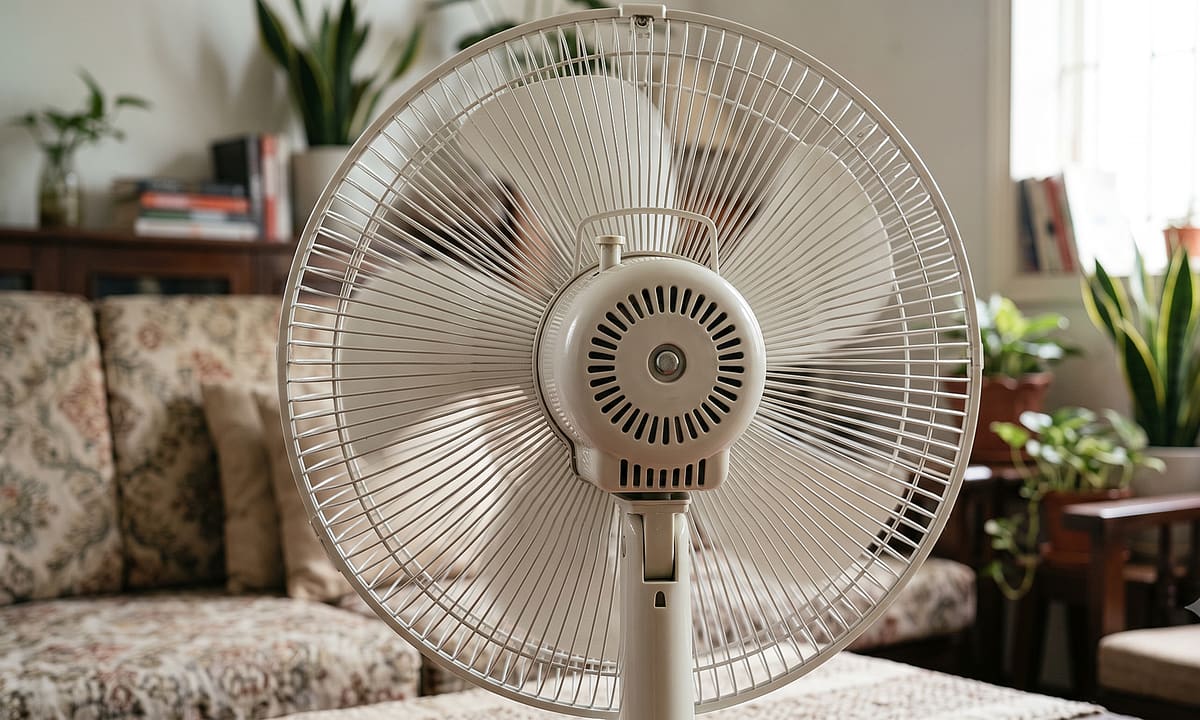 Có nên ngồi quạt thốc thẳng vào người sau khi đi nắng về?