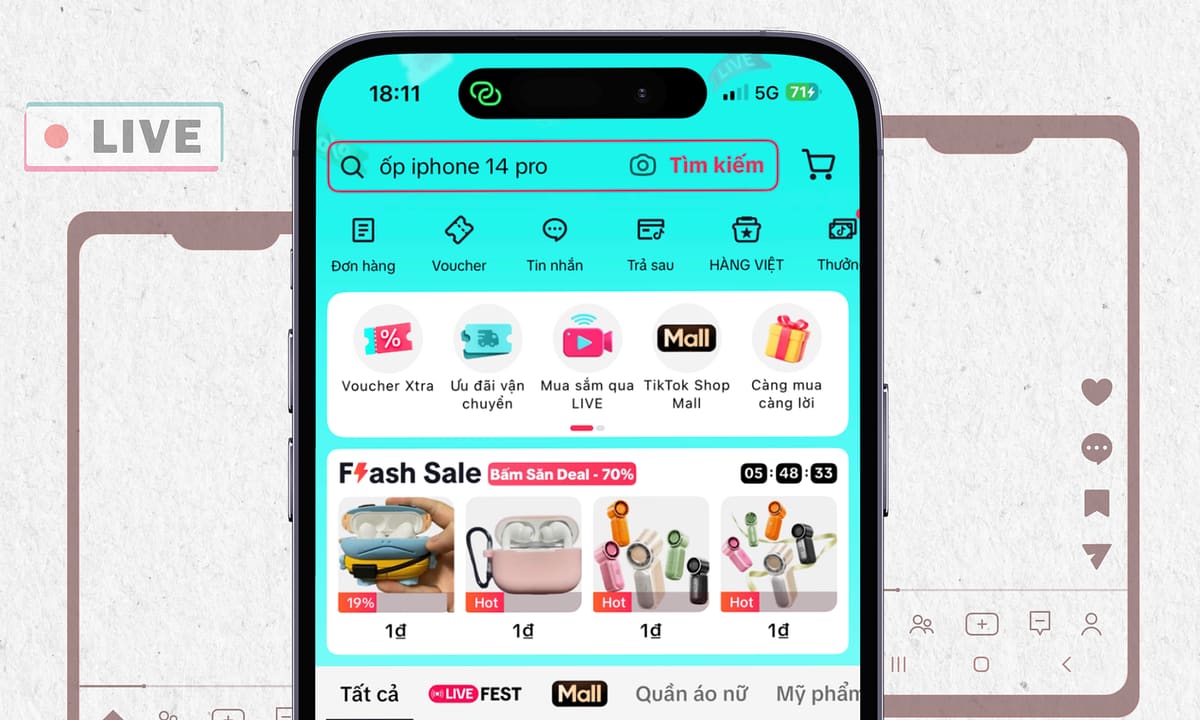 Doanh số trên TikTok Shop tăng 66%
