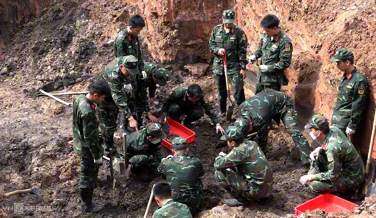 150 останков мучеников найдены в парке Le Thi Rieng через 3 недели