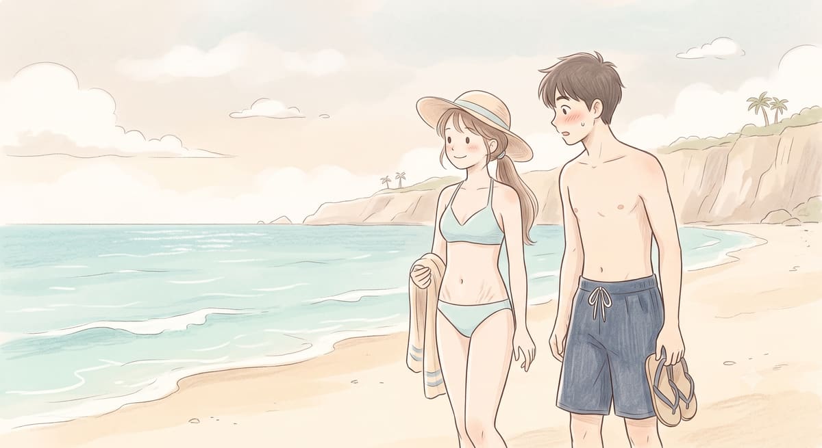 Bụng bạn gái có vết thâm và rạn da như từng mang bầu