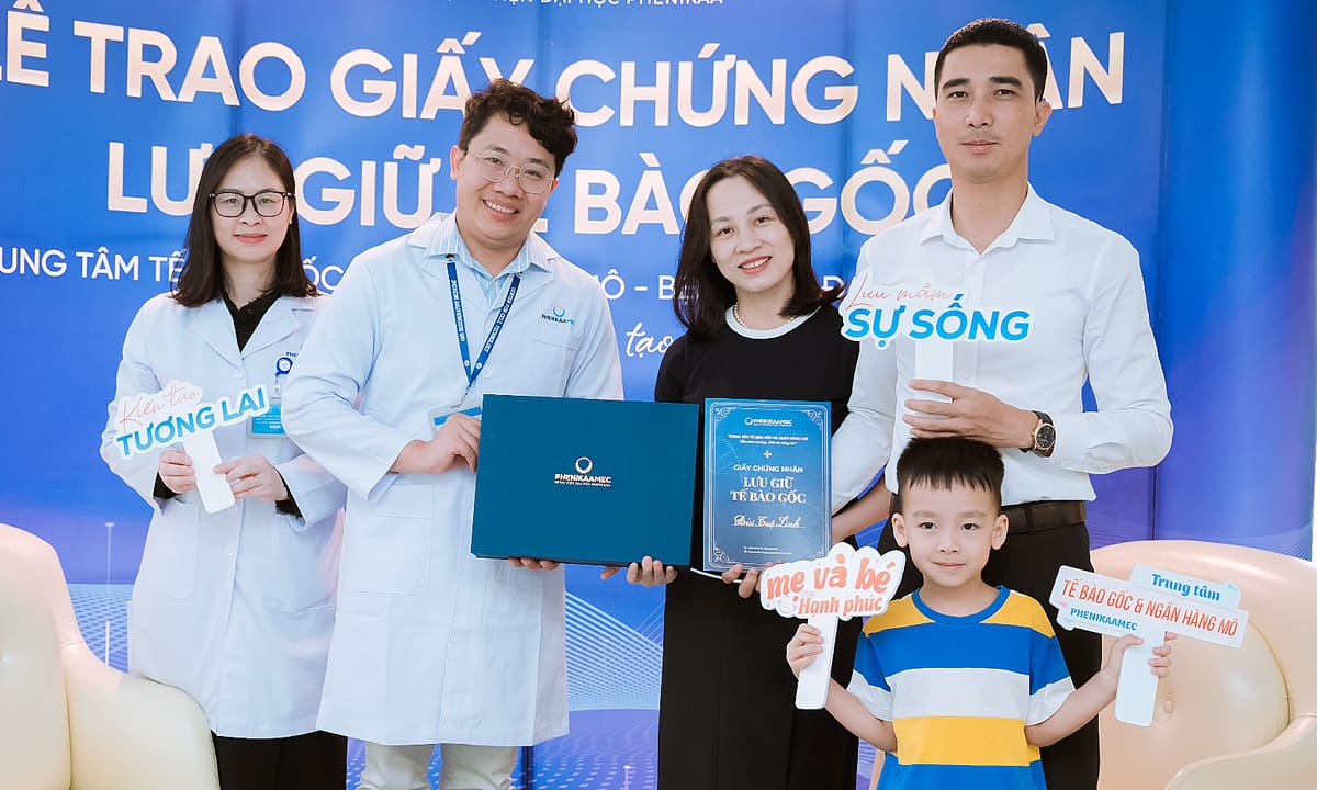 Phòng ngừa Beta-thalassemia nhờ giải pháp lưu giữ tế bào gốc