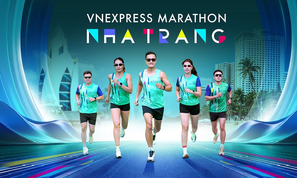 Thiết kế phá cách trên áo đấu VnExpress Marathon Nha Trang 2026